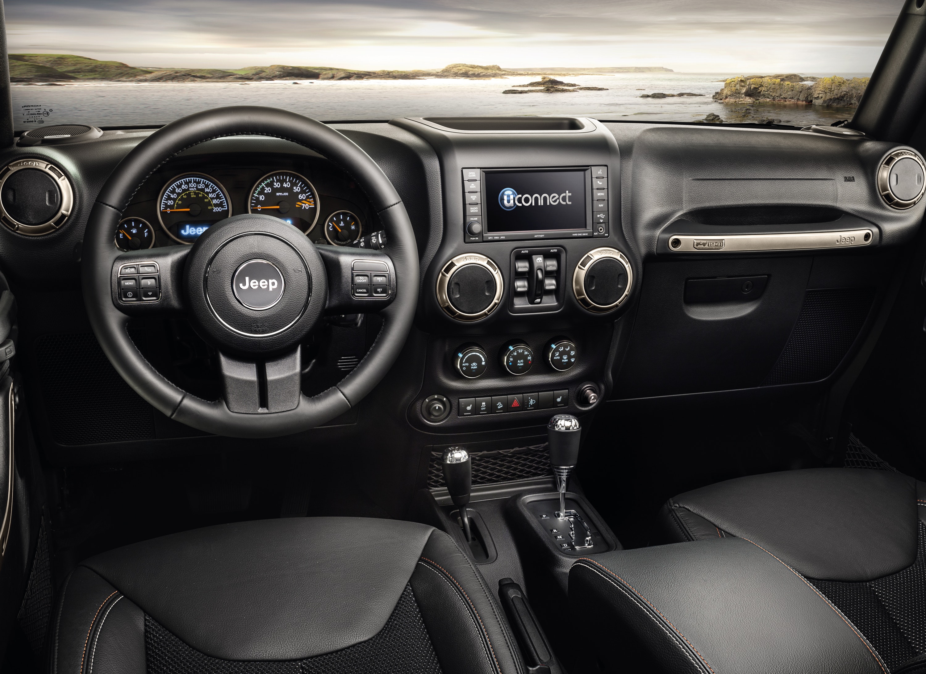 Dashboard of Jeep Wrangler
